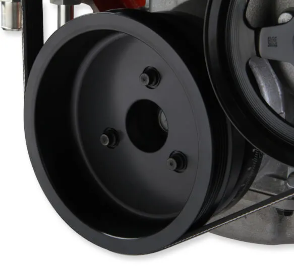 HOLLEY PREMIUM MID-MOUNT COMPLETE ACCESSORY SYSTEM FOR GM GEN V LT4 WET SUMP ENGINES Complete GM Gen V LT4 Accessory Drive System w/ Alt, P/S, A/C, Water Pump, Belts, and hardware. Part # 20-220 - Image 7