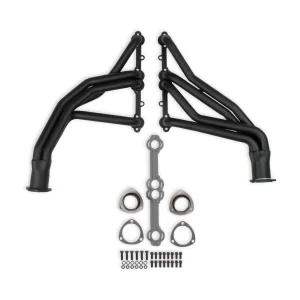 FLOWTECH LONG TUBE HEADER - BLACK PAINT 1966-1974 Chevy/GMC 1/2 & 3/4 & 1-Ton 2WD & 4WD, 1967-1974 Blazer/Jimmy 2WD, 1966-1972 Blazer/Jimmy K5/Suburban 4WD, 1973-1974 Blazer/Jimmy K5/Suburban 2WD & 4WD: 283-400, Tube Size 1.5", Collector Size 3"  Part #  11500FLT