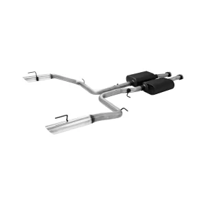 FLOWMASTER AMERICAN THUNDER CAT-BACK EXHAUST SYSTEM 1999-2004 Ford Mustang Cobra with 4.6L DOHC engine. - Aggressive to moderate sound  Part #  17248