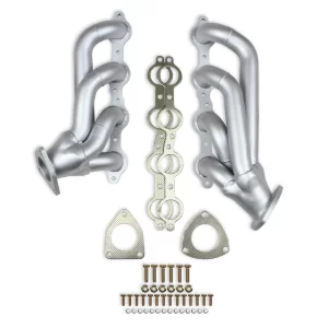 FLOWTECH SHORTY HEADERS - CERAMIC COATED 2003-2013 Chevy/GMC Silverado/Tahoe/Yukon 1 3/4" Shorty Header 2WD/4WD equipped with 6.0L LS V8 Engine, Silver Ceramic Coated  Part #  31142FLT