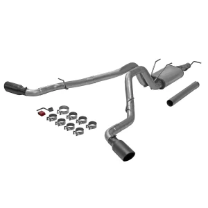 FLOWMASTER FLOWFX CAT-BACK EXHAUST SYSTEM Fits 2017-2025 Ford F250/F350 Super Duty with 6.2 and 7.3-Liter V8, FlowFX Cat-Back, Dual Side Exit, Stainless Steel Exhaust System  Part #  718100