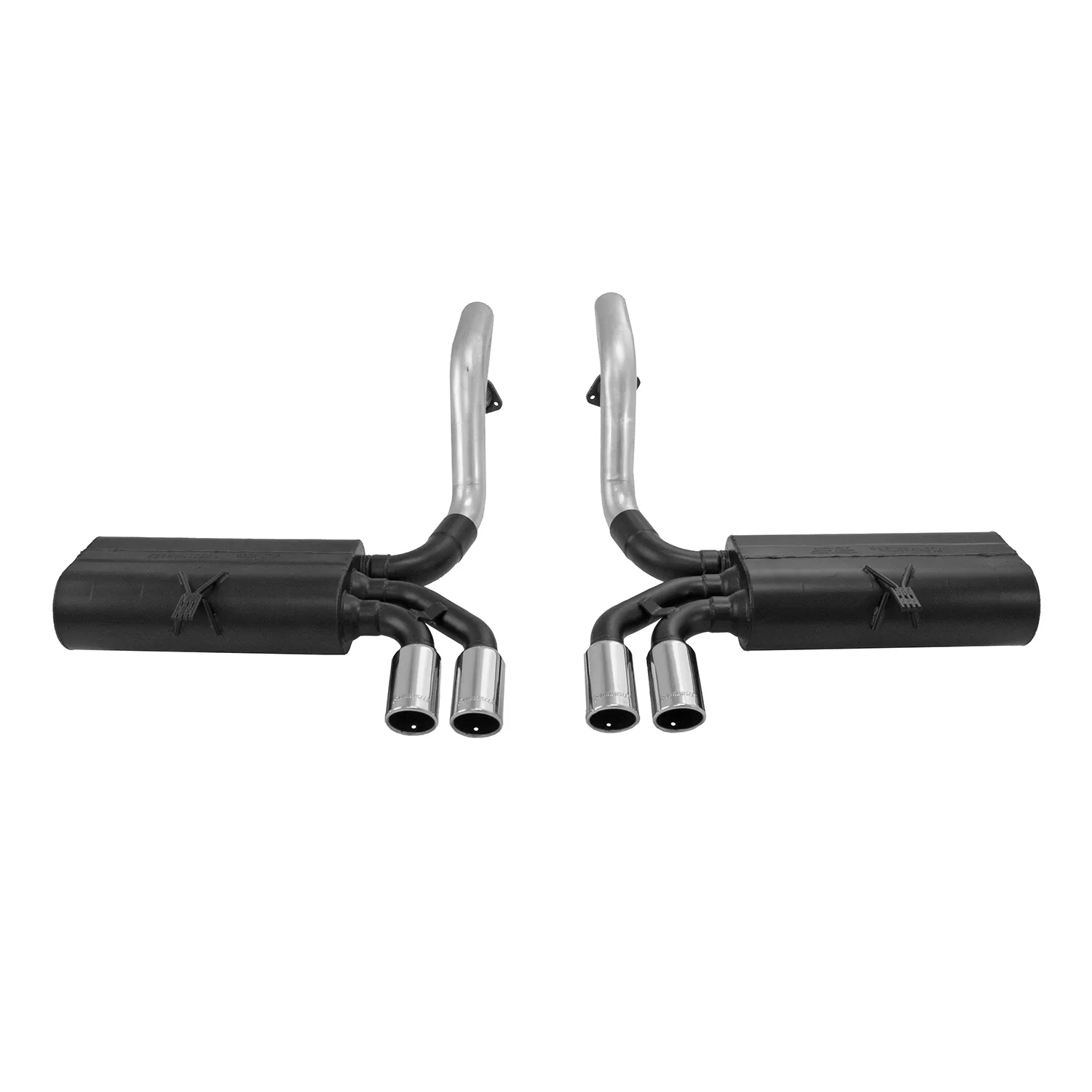 FLOWMASTER FORCE II AXLE-BACK EXHAUST SYSTEM 1997-2004 Chevrolet Corvette with 5.7L engine. 2.5 inch Stainless Steel. - Moderate to mild sound Part # 817517 - Image 5