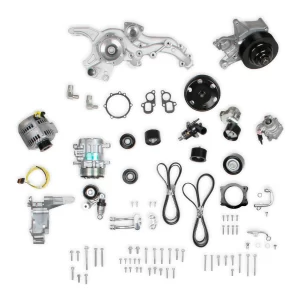HOLLEY PREMIUM MID-MOUNT COMPLETE ACCESSORY SYSTEM FOR GM GEN V LT5 DRY SUMP ENGINES Complete GM Gen V LT5 Accessory Drive System w/ Alt, P/S, A/C, Water Pump, Belts, and hardware.  Part #  20-230