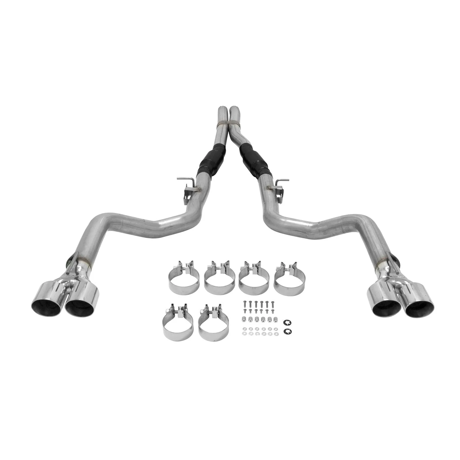 FLOWMASTER OUTLAW CAT-BACK EXHAUST SYSTEM 2015-2023 Dodge Challenger Hellcat, Demon, SRT392, R/T Scat-Pack with 6.2L or 6.4L engine and 2017-2021 R/T with 5.7 engine. Eliminates factory exhaust valves. - Aggressive sound Part # 817740 - Image 3