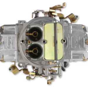 HOLLEY 750 CFM SUPERCHARGER DOUBLE PUMPER CARBURETOR-DRAW THRU DESIGN Manual Choke Mechanical Secondaries-4150   CFM - 750 Part #  0-80573S