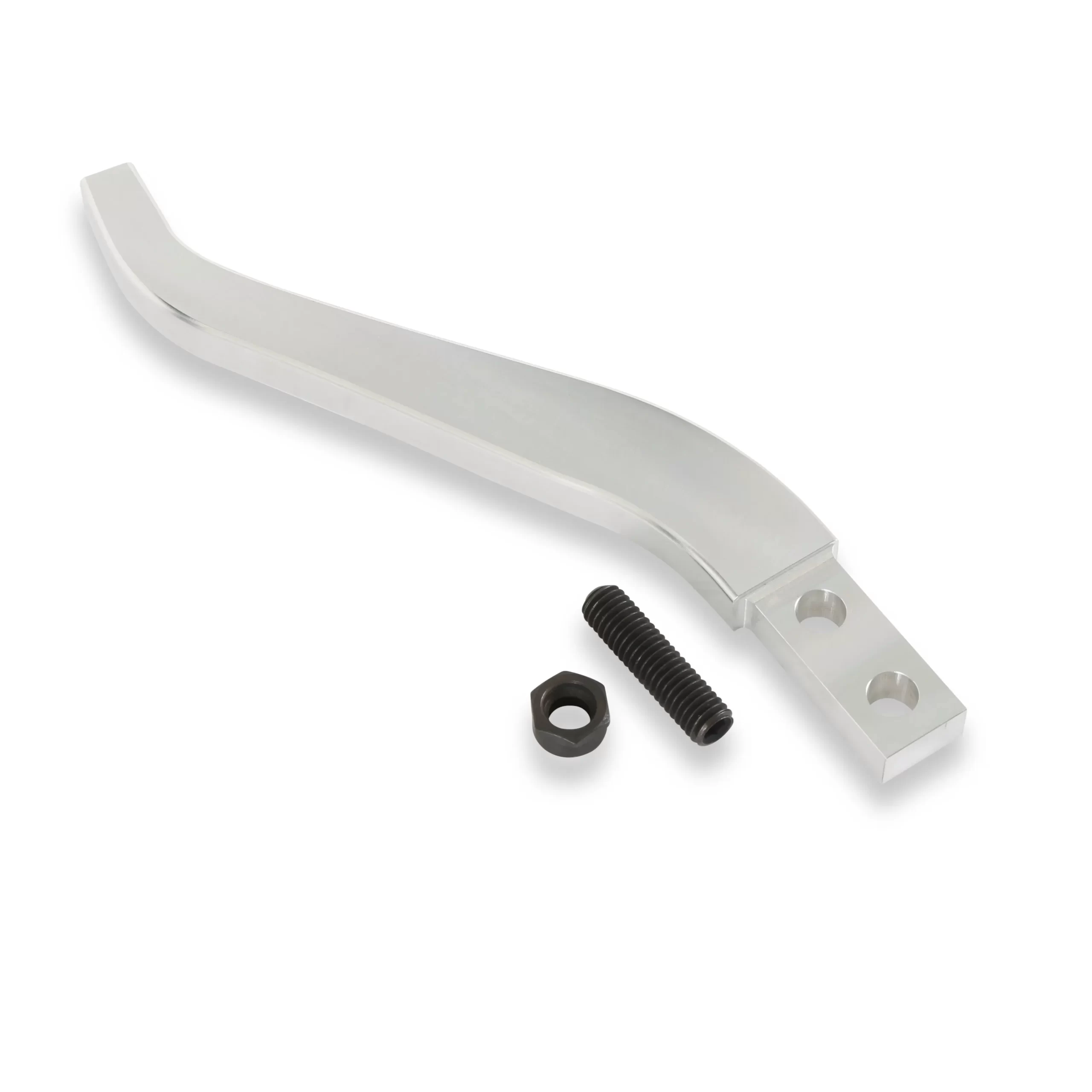HURST SHIFTER STICK - BILLET - RAW ALUMINUM 8.6-in Tall - 2.5-in Setback Part # 53952HST - Image 2