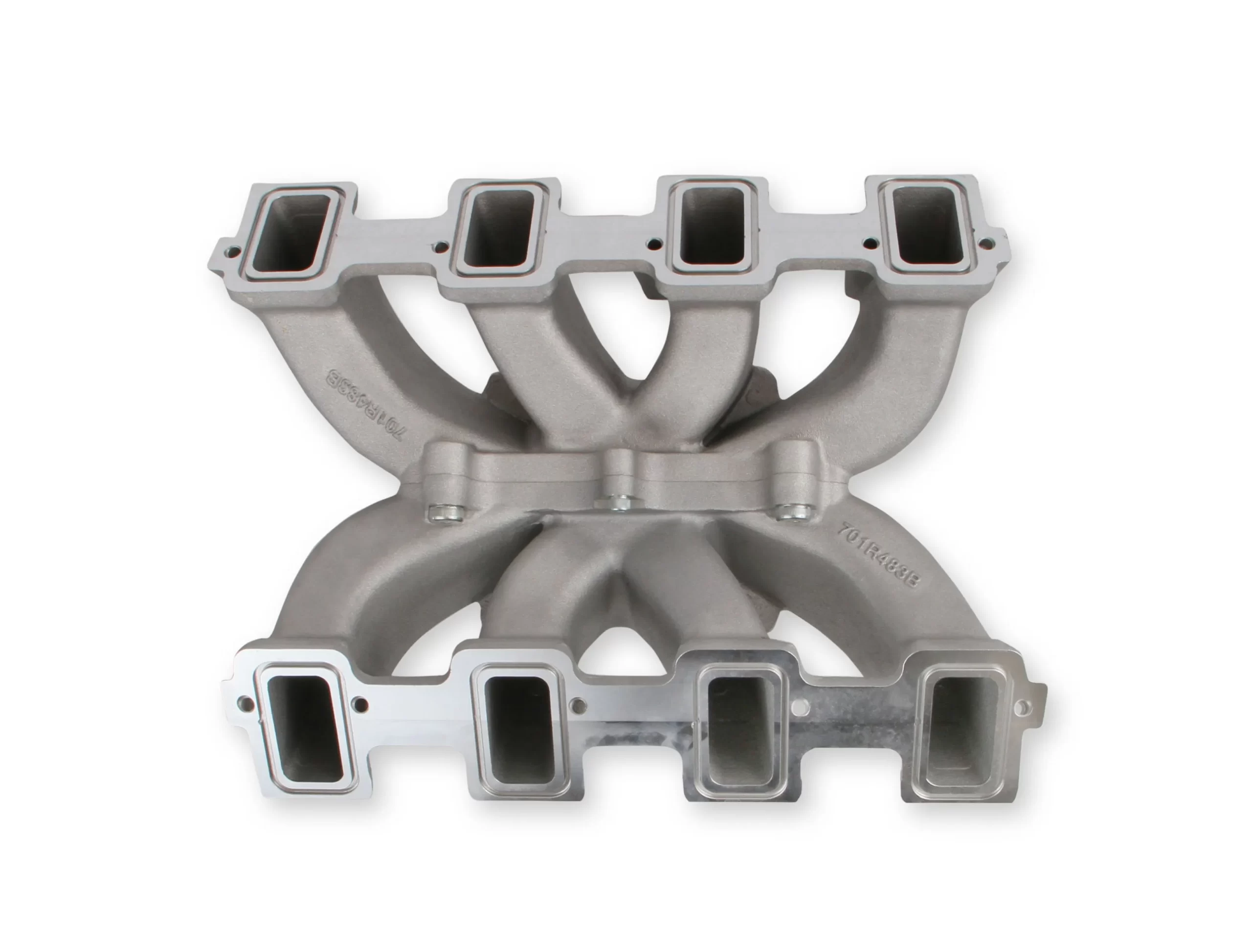 HOLLEY SINGLE PLANE SPLIT-DESIGN RACE INTAKE MANIFOLD- GM LS3/L92-4150 Carbureted single plane split-design race intake manifold. Fits all GM LS Gen III or IV engines equipped with LS3/L92 cylinder heads Part # 300-291 - Image 13