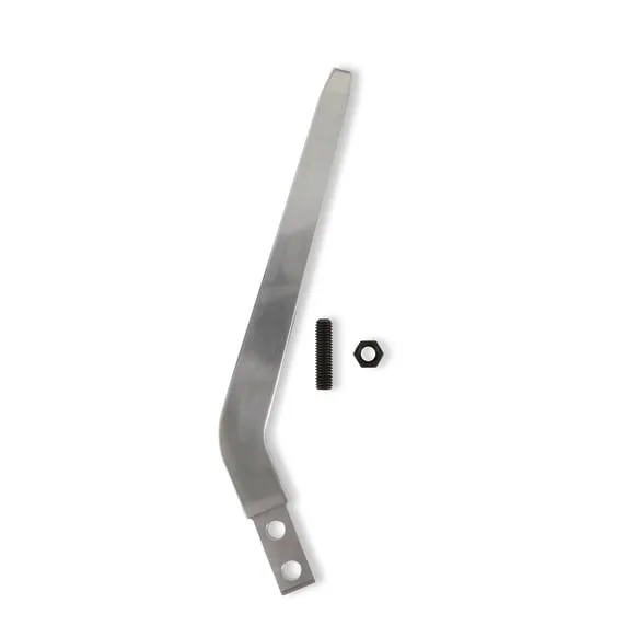 HURST SHIFTER STICK - BILLET - RAW ALUMINUM 10-in Tall - 5.5-in Setback Part # 53902HST