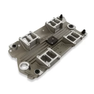 HILBORN RAW SBC BASE INTAKE MANIFOLD KIT Coated Finish, Profiled Port Flange Openings  Part #  300-813