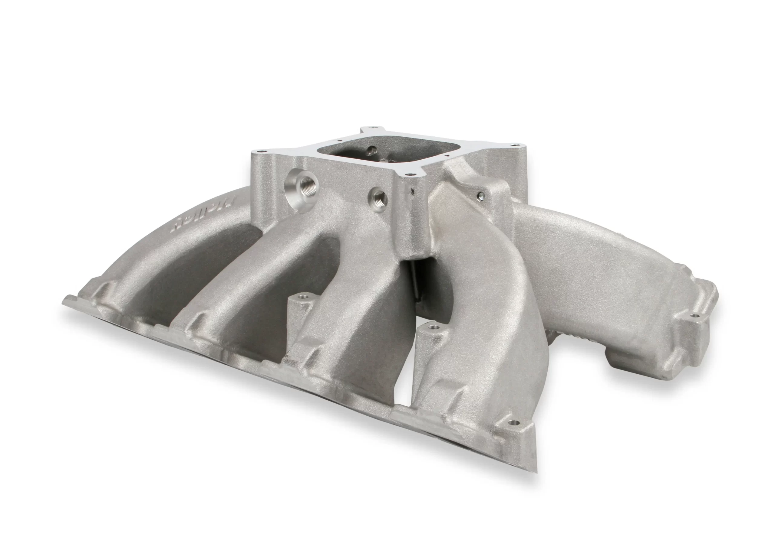 HOLLEY SINGLE PLANE SPLIT-DESIGN RACE INTAKE MANIFOLD- GM LS3/L92-4150 Carbureted single plane split-design race intake manifold. Fits all GM LS Gen III or IV engines equipped with LS3/L92 cylinder heads Part # 300-291 - Image 2