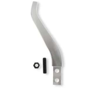HURST SHIFTER STICK - BILLET - RAW ALUMINUM 8.6-in Tall - 2.5-in Setback  Part #  53952HST