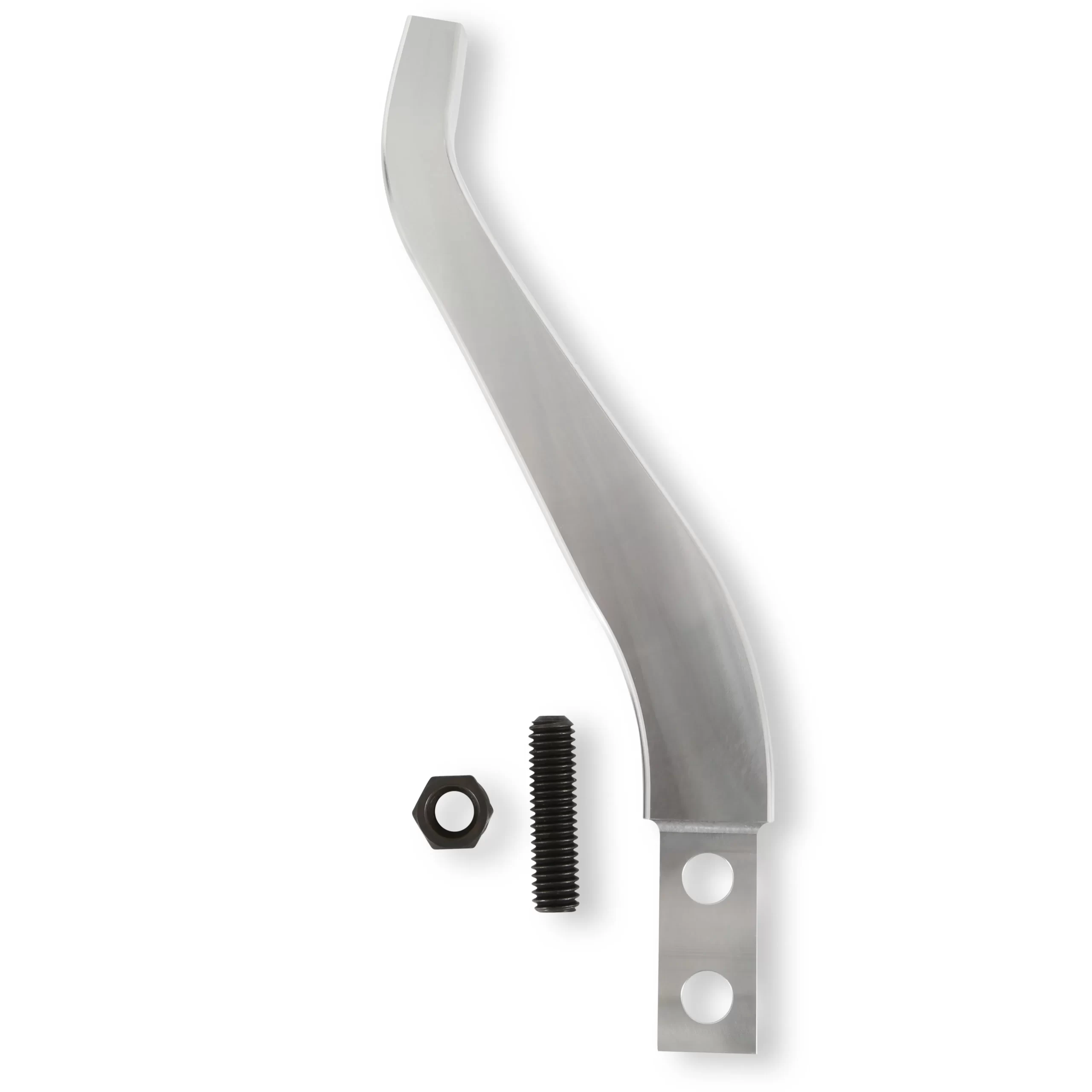 HURST SHIFTER STICK - BILLET - RAW ALUMINUM 8.6-in Tall - 2.5-in Setback Part # 53952HST