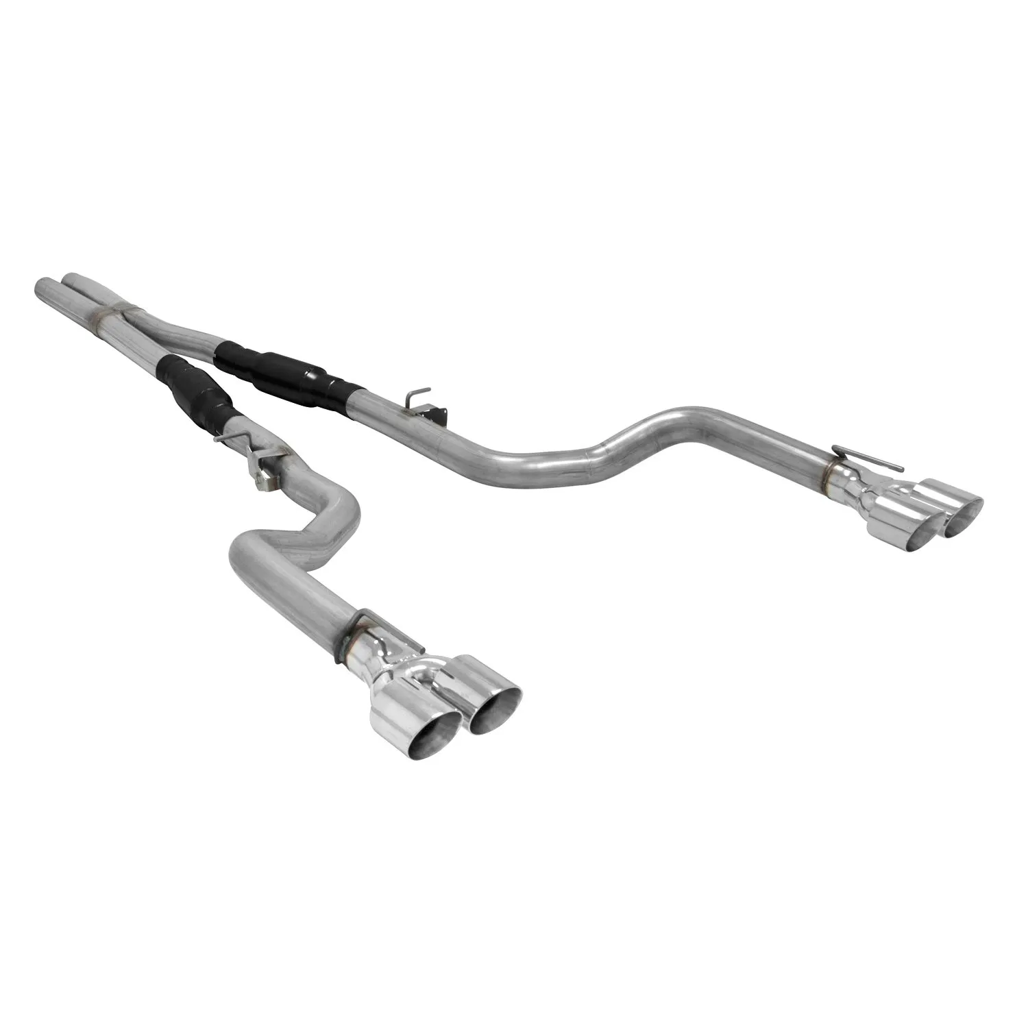FLOWMASTER OUTLAW CAT-BACK EXHAUST SYSTEM 2015-2023 Dodge Challenger Hellcat, Demon, SRT392, R/T Scat-Pack with 6.2L or 6.4L engine and 2017-2021 R/T with 5.7 engine. Eliminates factory exhaust valves. - Aggressive sound Part # 817740 - Image 4