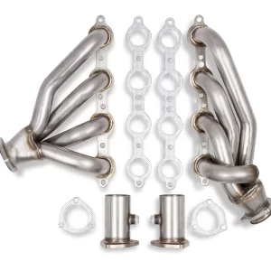 FLOWTECH SHORTY LS SWAP HEADERS - NATURAL 1982-2004 S-10 2WD LS Swap; Primary Tube Diameter 1-5/8", Collector Diameter 2-1/2", Natural  Part #  11578FLT