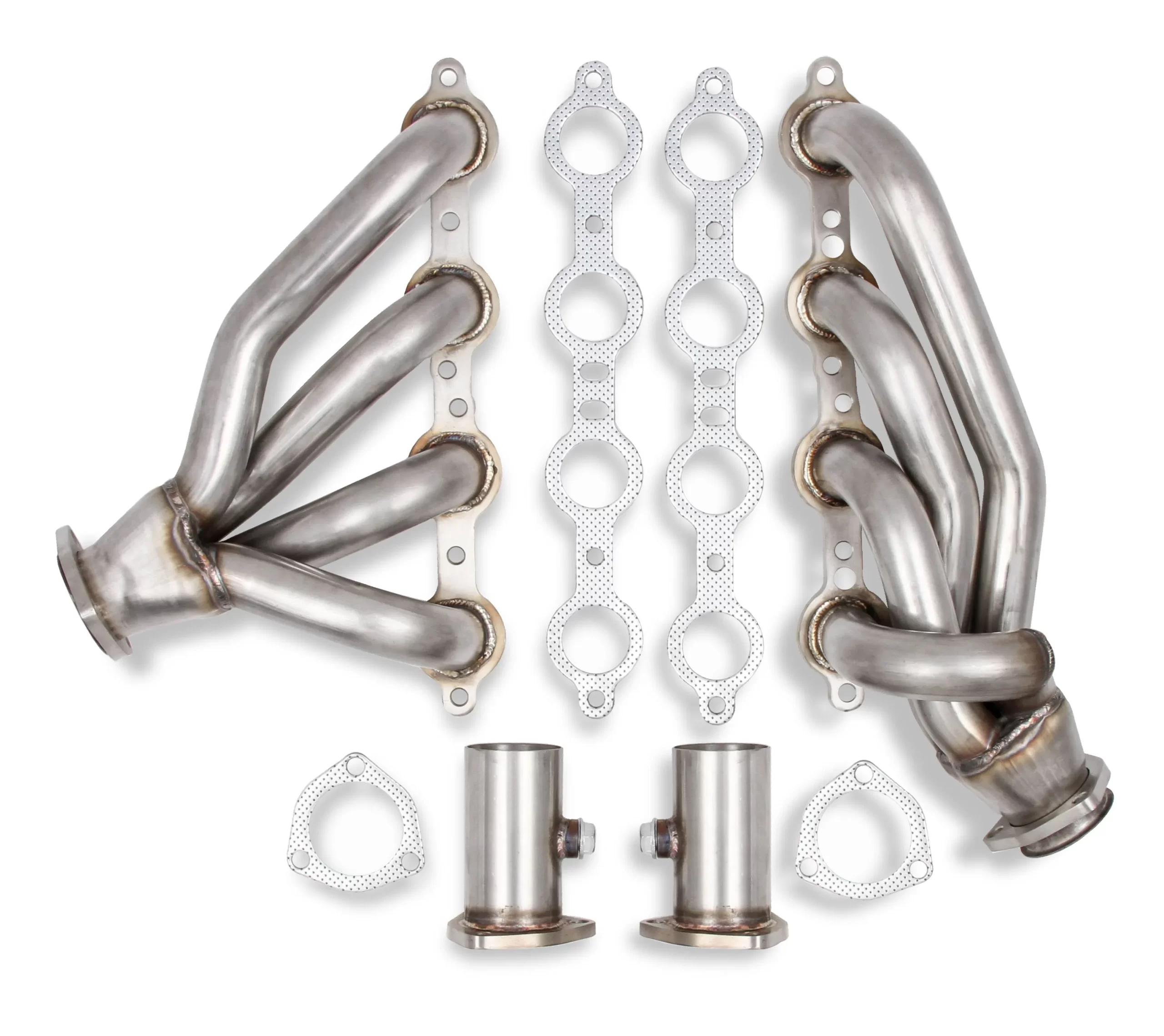 FLOWTECH SHORTY LS SWAP HEADERS - NATURAL 1982-2004 S-10 2WD LS Swap; Primary Tube Diameter 1-5/8", Collector Diameter 2-1/2", Natural Part # 11578FLT