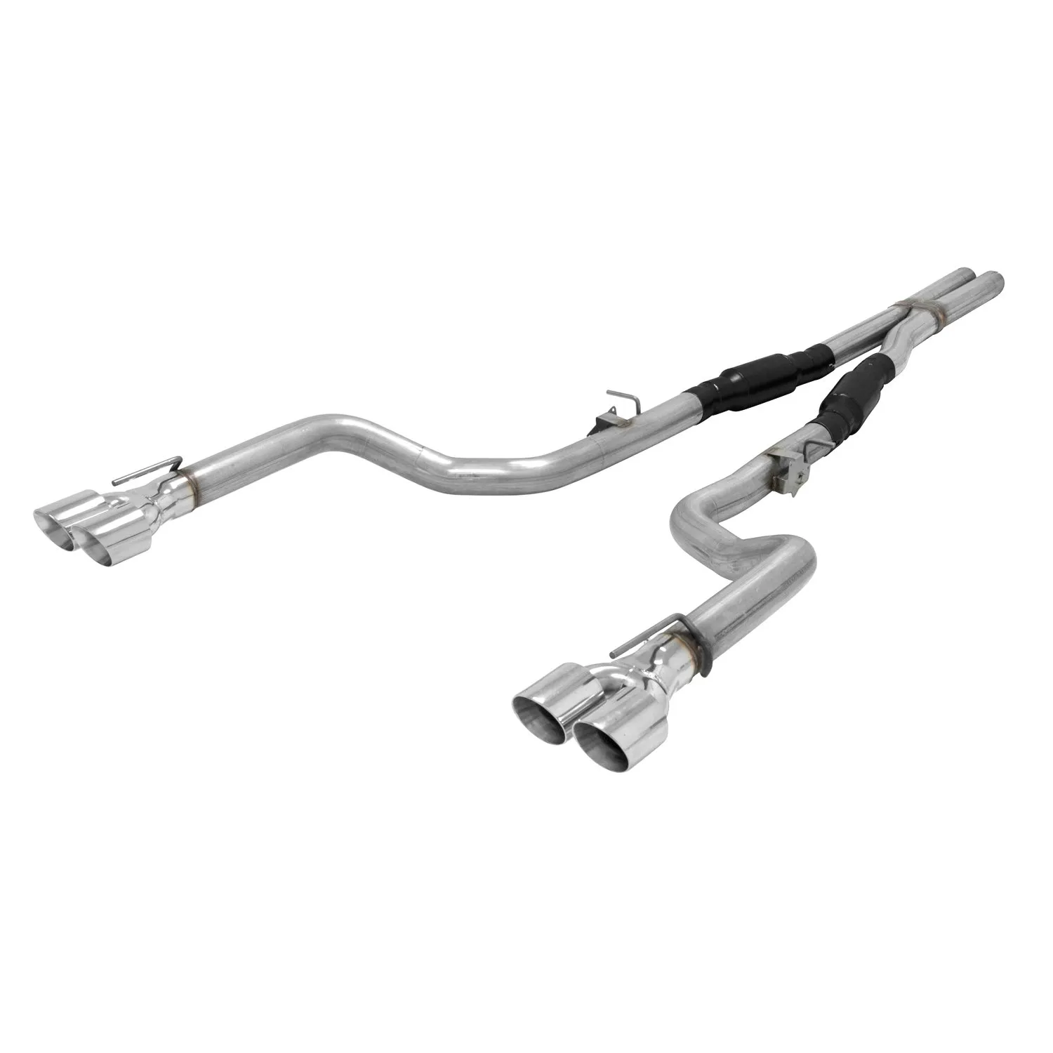 FLOWMASTER OUTLAW CAT-BACK EXHAUST SYSTEM 2015-2023 Dodge Challenger Hellcat, Demon, SRT392, R/T Scat-Pack with 6.2L or 6.4L engine and 2017-2021 R/T with 5.7 engine. Eliminates factory exhaust valves. - Aggressive sound Part # 817740