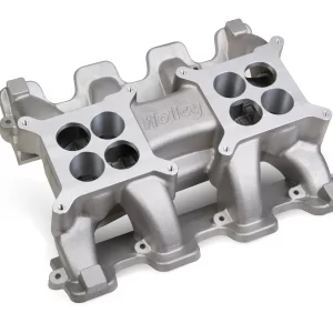 HOLLEY LS CARBURETED MANIFOLD 2X4 DUAL PLANE LS3/L92 Carbureted GM LS Gen III LS3/LS92 2x4160 dual plane intake manifold. All GM LS Gen III or Gen IV engines equipped with LS3/L92 style rectangular port cylinder heads.  Part #  300-133