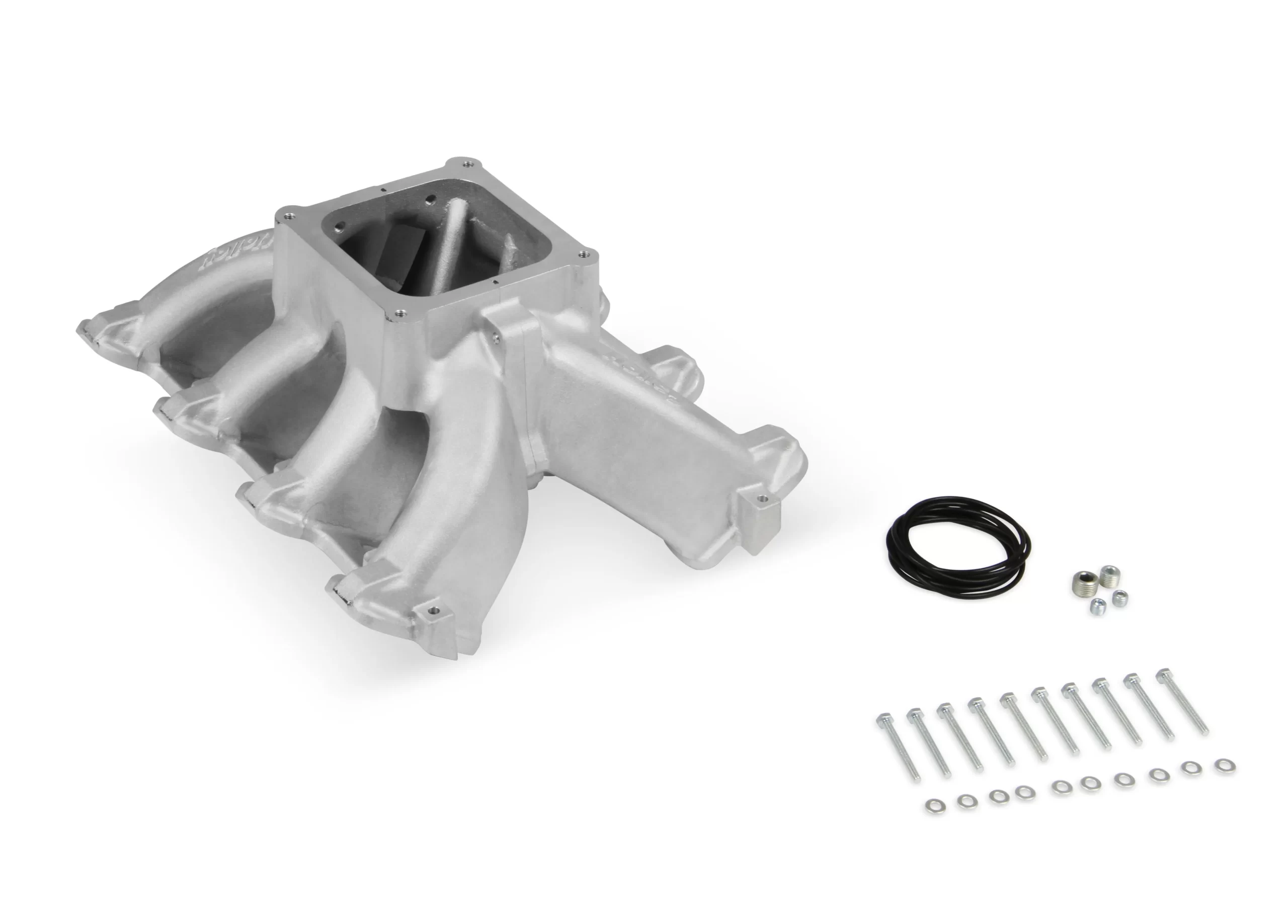 HOLLEY SINGLE PLANE 4500 CARBURETED SPLIT-DESIGN RACE INTAKE MANIFOLD- GM LS1/LS2/LS6 Split-Design Race Intake Manifold- GM LS1/LS2/LS6 Carbureted with Cast Finish Part # 300-295 - Image 11