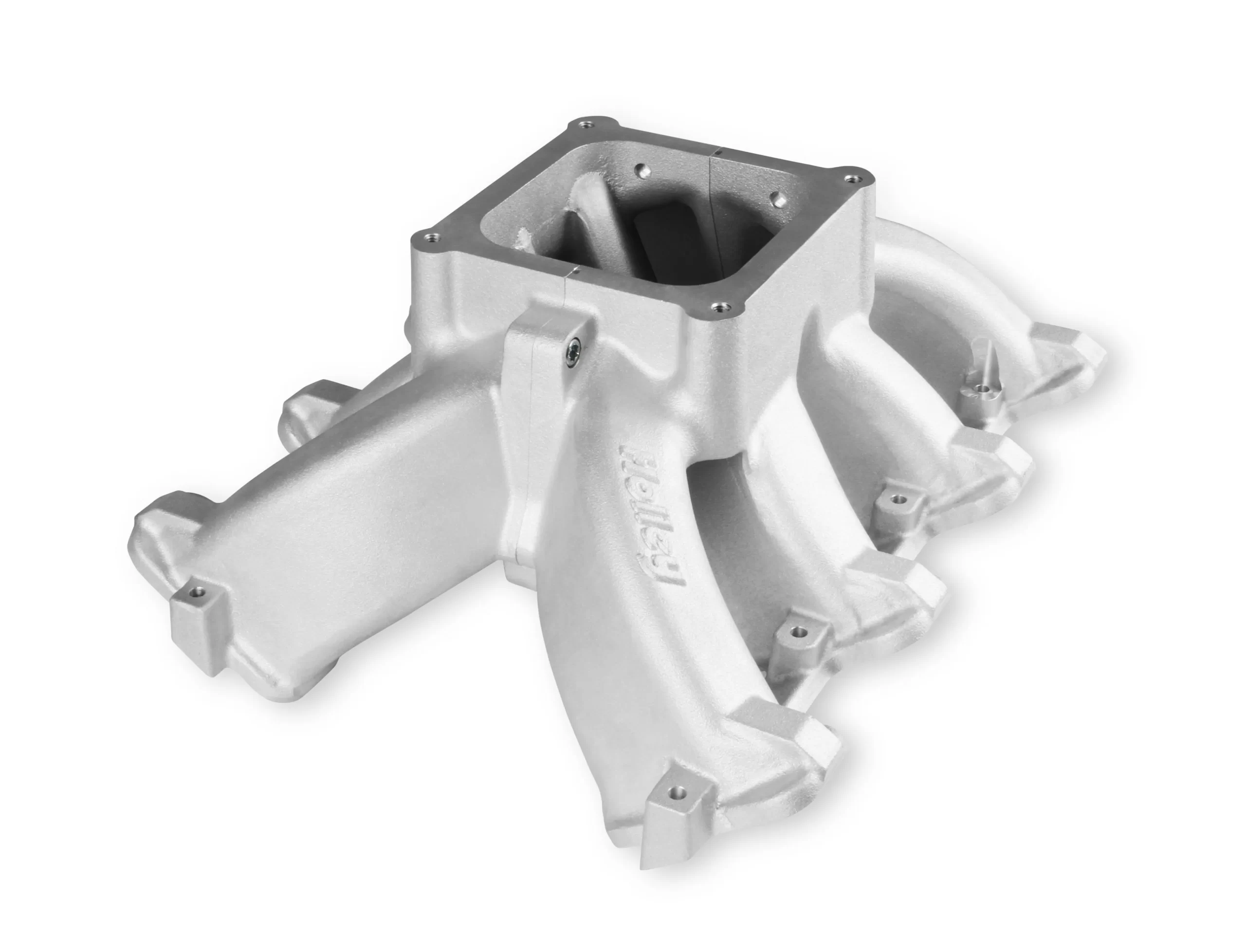 HOLLEY SINGLE PLANE 4500 CARBURETED SPLIT-DESIGN RACE INTAKE MANIFOLD- GM LS1/LS2/LS6 Split-Design Race Intake Manifold- GM LS1/LS2/LS6 Carbureted with Cast Finish Part # 300-295 - Image 13