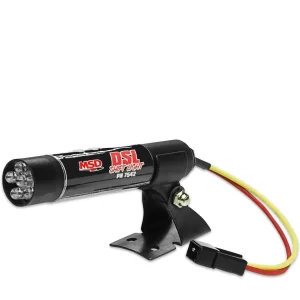 MSD ADJUSTABLE INTENSITY LED SHIFT LIGHT This compact shift light delivers a bright flash to alert you to shift.  Part #  7542