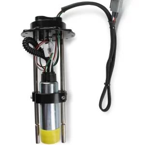 HOLLEY FUEL CELL EFI PUMP MODULE ASSEMBLY 10 BOLT FLANGE WITH VR SERIES BRUSHLESS FUEL PUMP Street/Strip Carb or EFI Applications 2150 EFI or 2400 Carb HP Compatible with Pump Gas, Race Gas, Methanol and E85*  Part #  12-155