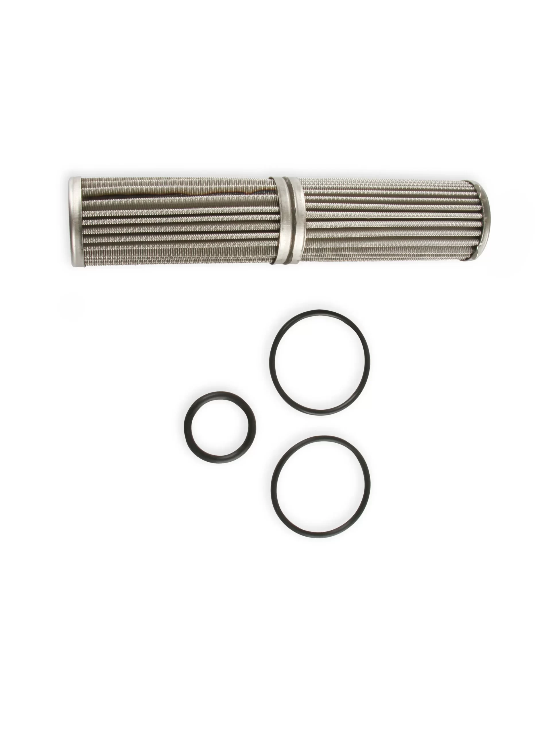 HOLLEY FUEL FILTER ELEMENT AND O-RING KIT Fits 460 GPH VR Series Billet Fuel Filters 100 Micron Part # 162-582