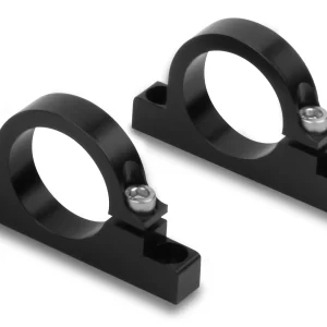 HOLLEY BLACK MOUNTING BRACKET FOR HP BILLET FUEL FILTERS Fits 100 GPH HP Billet Fuel Filter w/ 1.5" Diameter (38.1 mm) I.D. MountinHOLLEY BLACK MOUNTING BRACKET FOR HP BILLET FUEL FILTERS Fits 100 GPH HP Billet Fuel Filter w/ 1.5" Diameter (38.1 mm) I.D. Mounting Bolt Holes: c/l to c/l = 2.75"" & use w/ 1/4" Mounting Bolts. Each Bracket is 1/2" thick.  Part #  162-573g Bolt Holes: c/l to c/l = 2.75"" & use w/ 1/4" Mounting Bolts. Each Bracket is 1/2" thick.  Part # 162-573