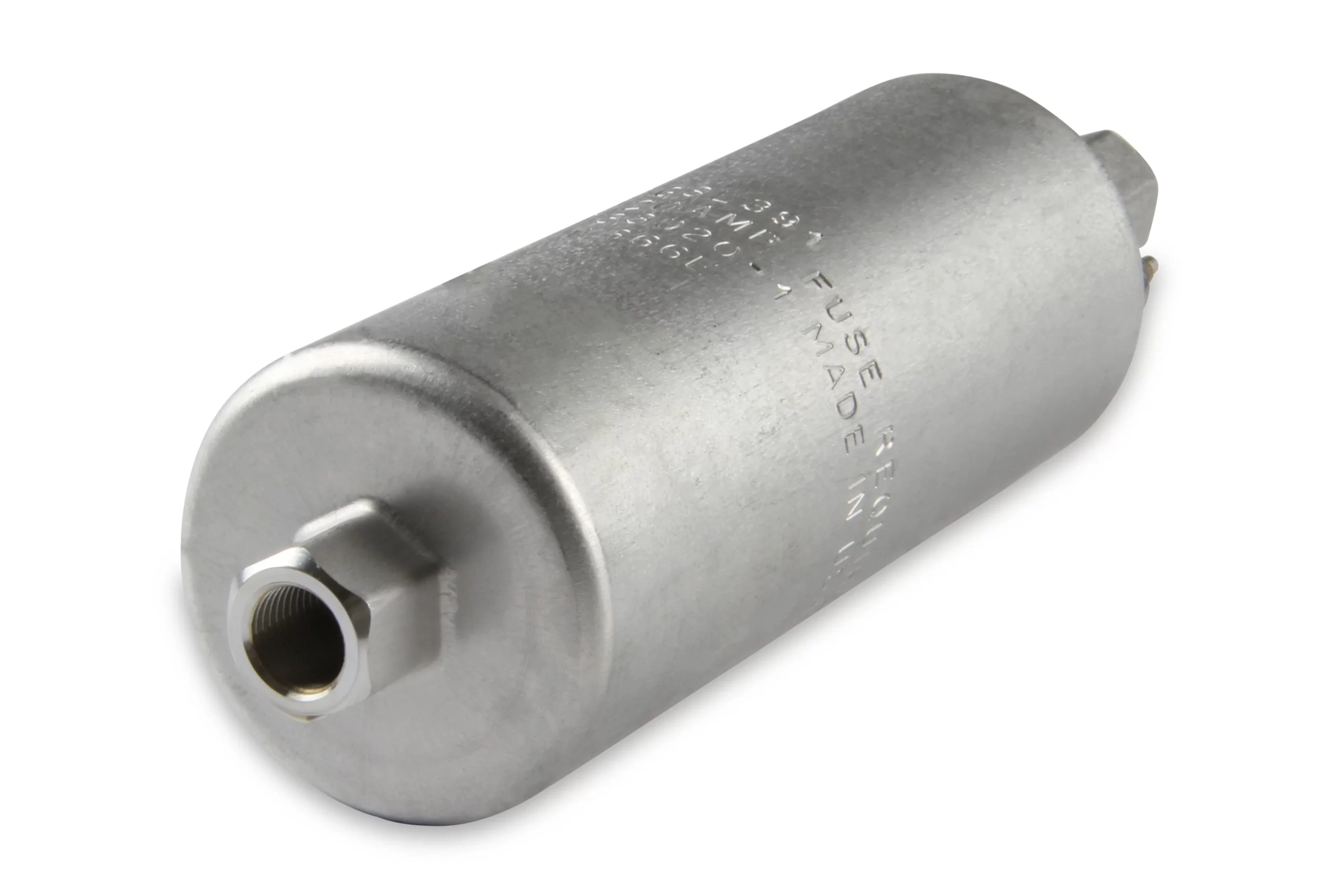 HOLLEY 190 LPH UNIVERSAL IN-LINE FUEL PUMP (GEROTOR STYLE) 190 Liter Per Hour In-Line Frame Mounted Street/Strip Applications Compatible with Gasoline only Part # 12-930 - Image 6