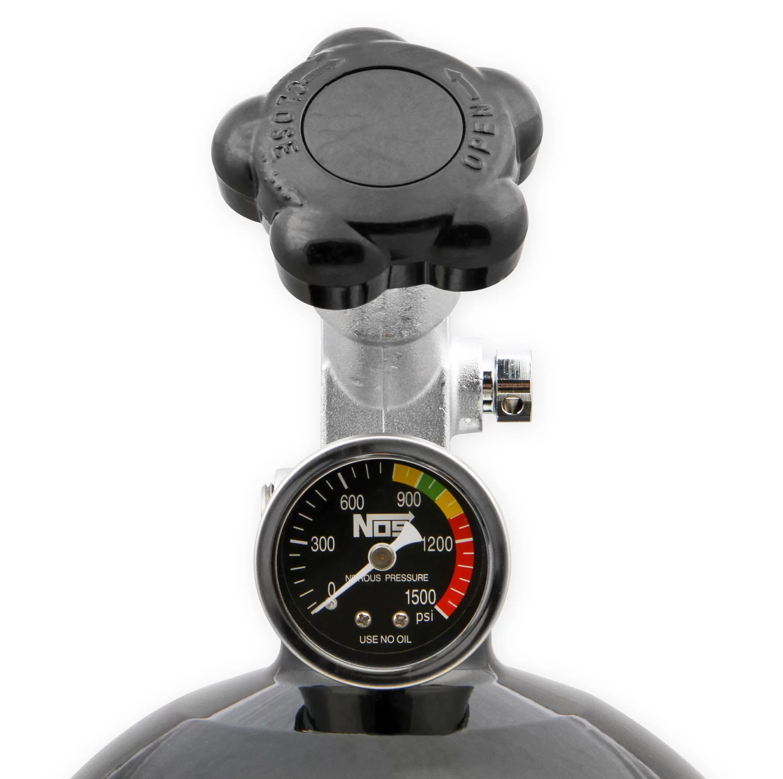 NOS BIG SHOT WET NITROUS SYSTEM FOR 4150 4-BARREL CARBURETOR Fits Holley 4150 and Carter AFB (late), 190-300 HP, includes Black 10 lb Bottle Part # 02101BNOS - Image 4
