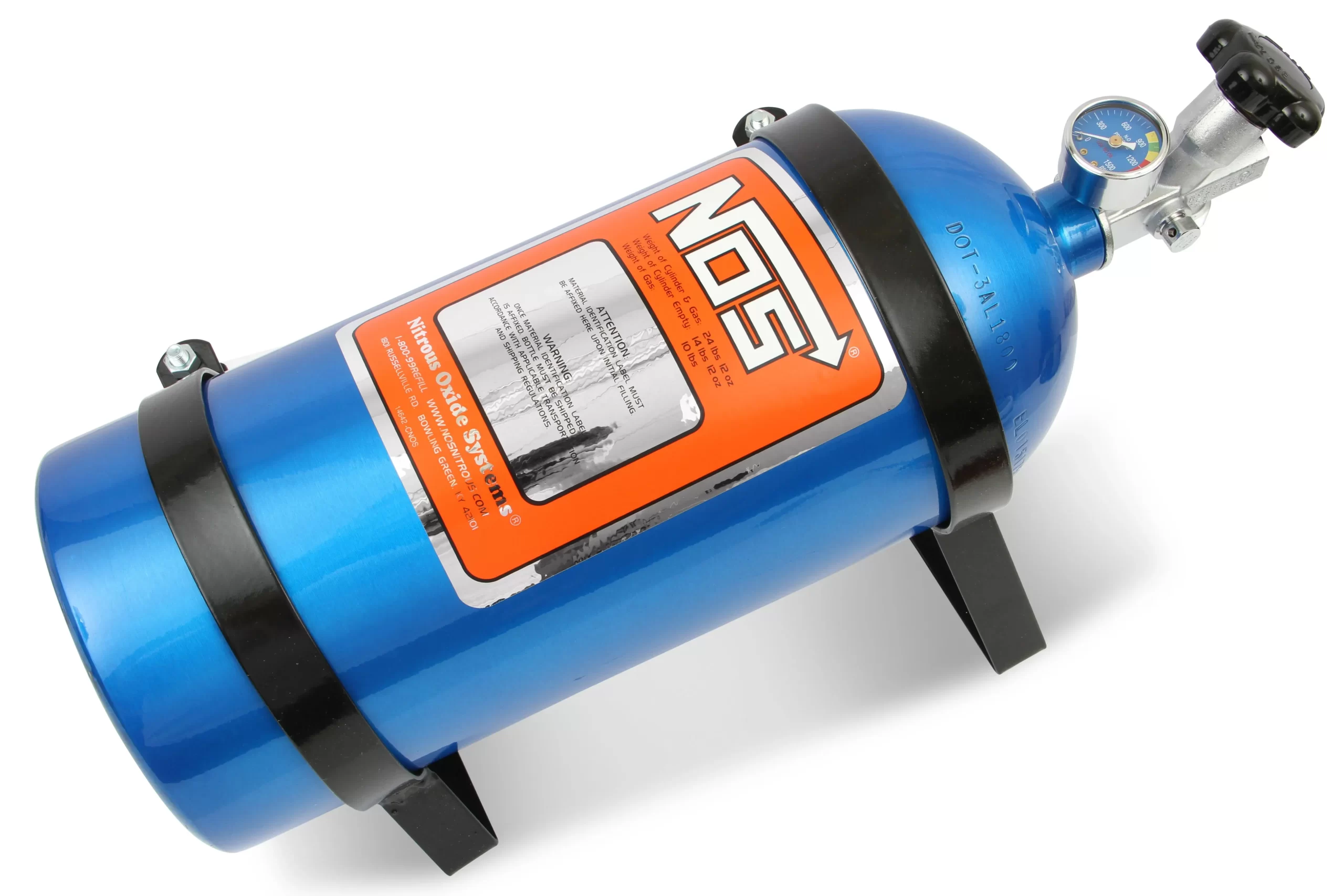 NOS "CHEATER" FITS HOLLEY 4-BBL / CARTER AFB NOS "Cheater" series Nitrous System, fits Holley 4150 and Carter AFB (late), 150-250 HP, includes Blue 10 lb Bottle Part # 02001NOS - Image 7