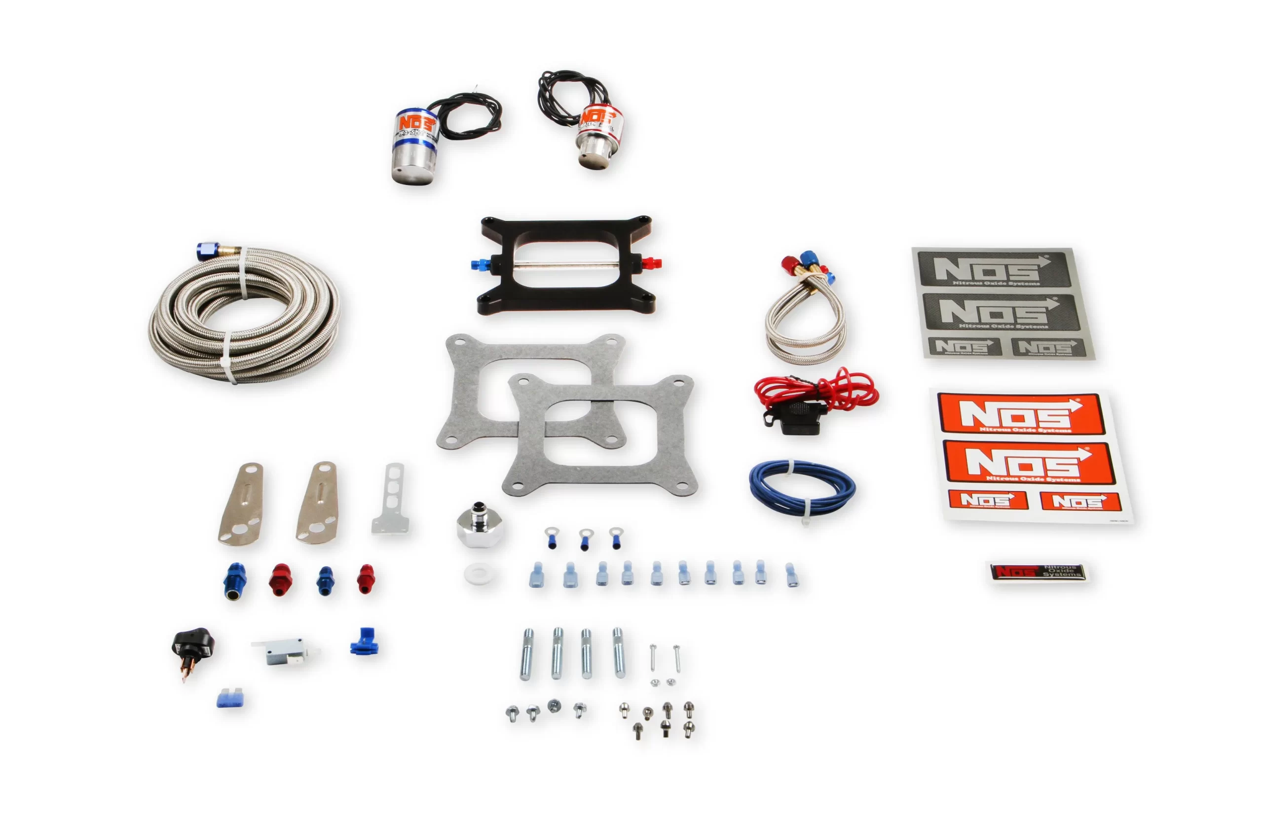 NOS BIG SHOT NITROUS SYSTEM (HOLLEY 4150 FLANGE) Big Shot Nitrous System Holley 4 bbl (Holley 4150 Flange) 190-300 HP with 10 lb bottle Part # 02101NOS - Image 3