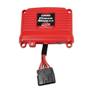 MSD POWER GRID POWER MODULE - RED When connected to the Power Grid it will data log all the functions including Time from Launch, time or rpm of activation and deactivation.  Part #  7764