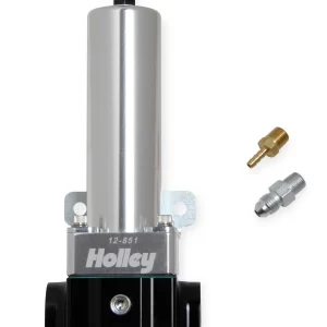 HOLLEY EFI 2 PORT VR SERIES FUEL PRESSURE REGULATOR Two Port Adjustable 40 to 100 PSI Boost Reference 1:1  Part #  12-851