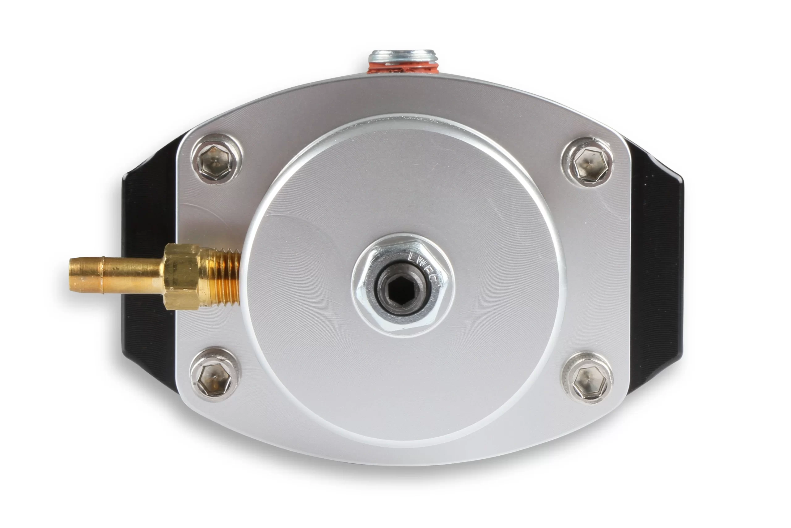 HOLLEY ADJUSTABLE BILLET BY-PASS REGULATOR-6AN KIT Adjustable billet by-pass return style fuel pressure regulator 6AN Kit with Fuel Pressure Gauge and Adapter Fittings Boost Reference - 1:1 Part # 12-880KIT - Image 6