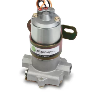 SNIPER 96 GPH FUEL PUMP Sniper fuel pumps are designed for carbureted applications. They come with 3/8" NPT inlets and outlets & a 4 amp maximum draw.   Part #  80000100