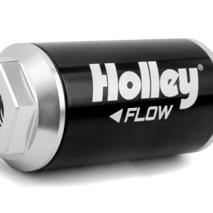 HOLLEY 175 GPH HP BILLET FUEL FILTER Street/Strip Carb or EFI Applications Pre Filter 100 Micron  Part #  162-553