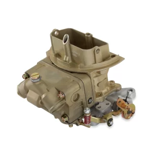 HOLLEY 350 CFM OUTER CARB - ALUMINUM WITH DICHROMATE - NO CHOKE 350 CFM Outer Carburetor for Tri-Power setup P/N 300-521 - Dichromate Finish over Aluminum Construction- No Choke  Part #  0-80684-2D