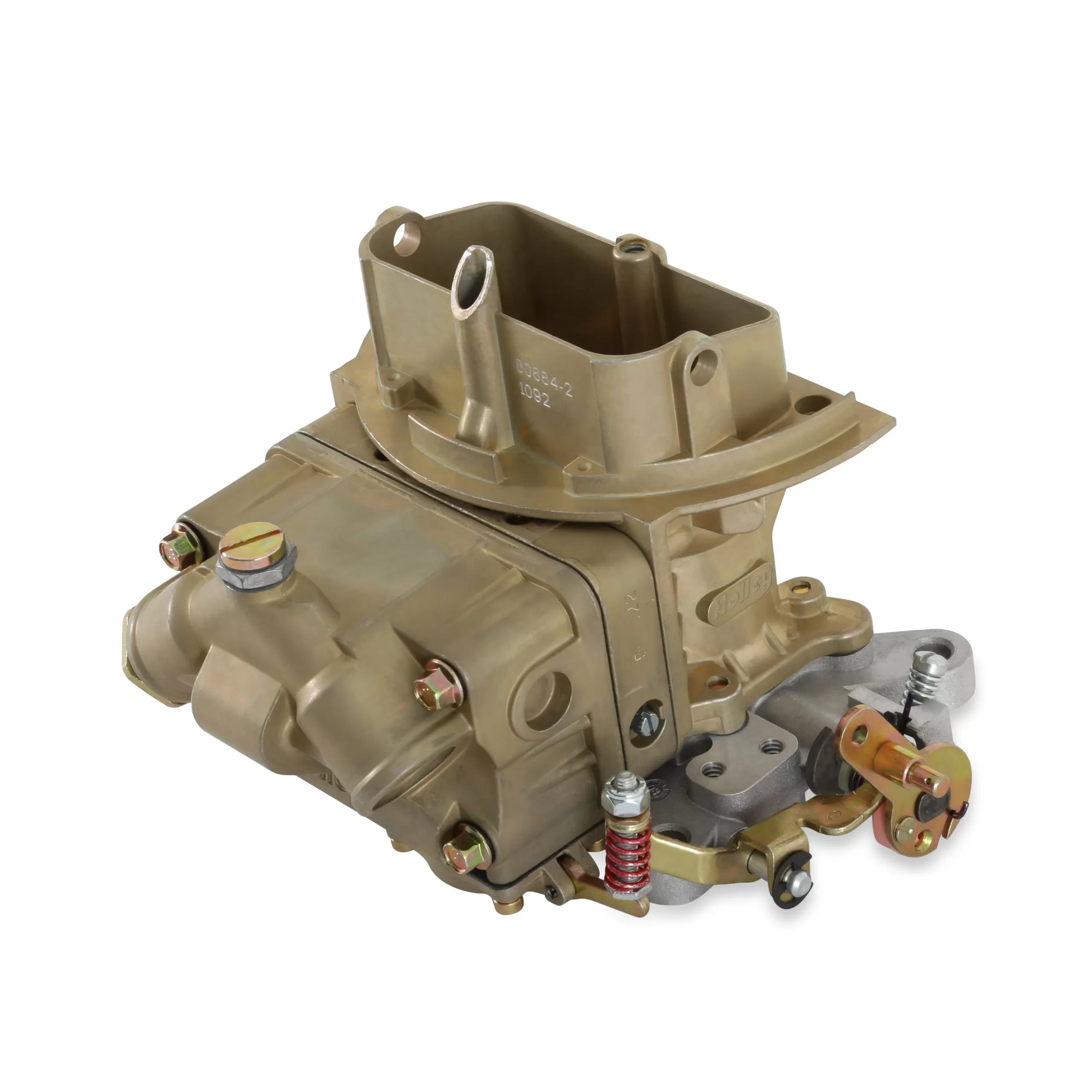 HOLLEY 350 CFM OUTER CARB - ALUMINUM WITH DICHROMATE - NO CHOKE 350 CFM Outer Carburetor for Tri-Power setup P/N 300-521 - Dichromate Finish over Aluminum Construction- No Choke Part # 0-80684-2D