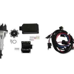 HOLLEY SNIPER EFI HYPERSPARK KIT W/ 565-301K - FORD (260/289/302) Hyperspark Master Kits are available for all popular engine combinations and come with a distributor, coil, ignition box, and an integrated Sniper EFI harness.  Part #  565-301K