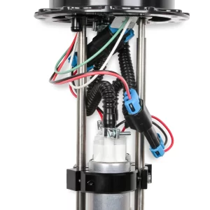 HOLLEY FUEL CELL EFI PUMP MODULE ASSEMBLY 12-Bolt Flange Dual 450 LPH Drop-In EFI   Flange Style - 12 Bolt    Free Flow LPH - Dual 450    Single or Dual Pump - Dual Part #  12-147