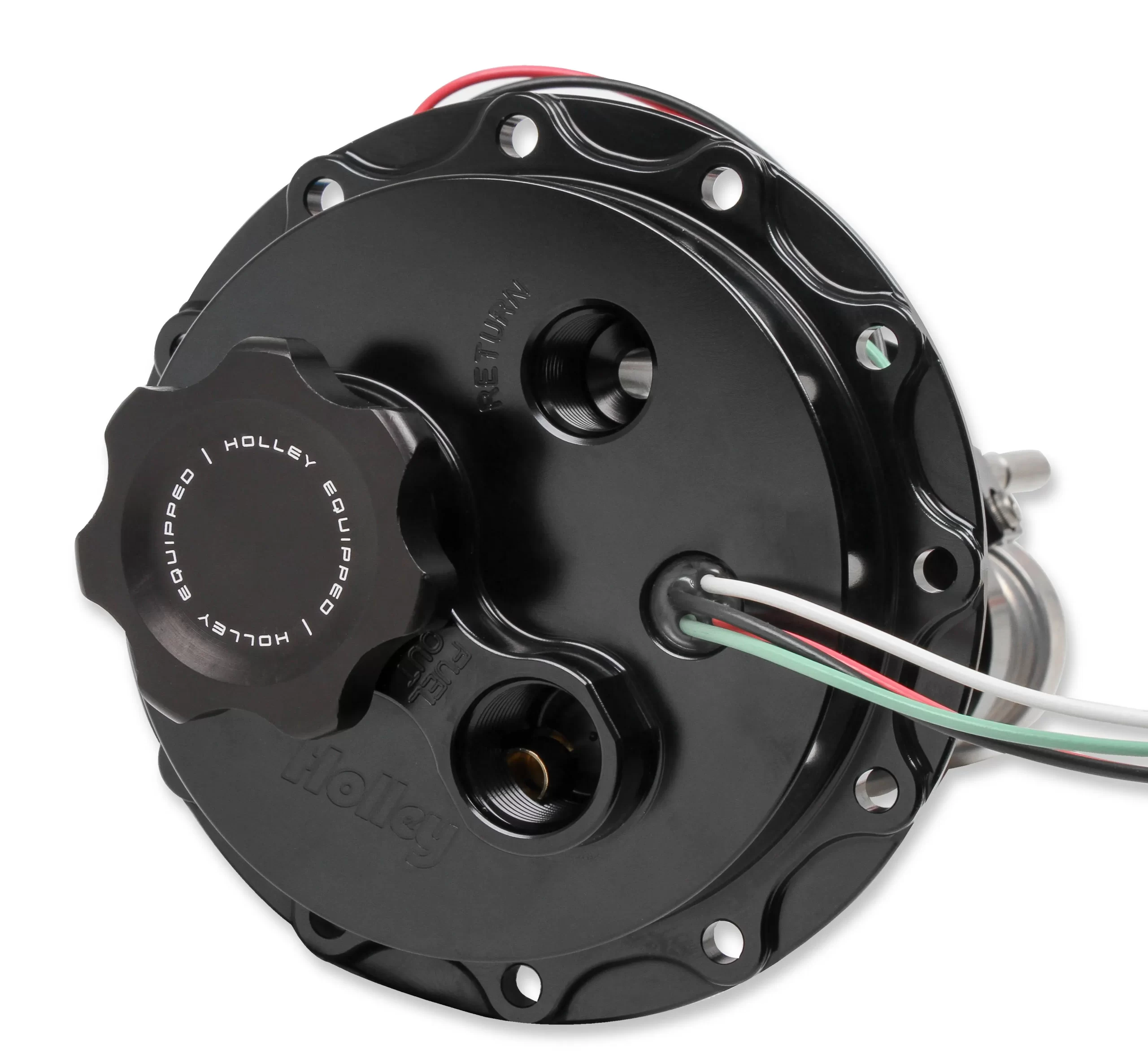 HOLLEY FUEL CELL EFI PUMP MODULE ASSEMBLY 12-Bolt Flange Dual 255 LPH Drop-In EFI Flange Style - 12 Bolt Free Flow LPH - Dual 255 Single or Dual Pump - Dual Part # 12-145 - Image 4