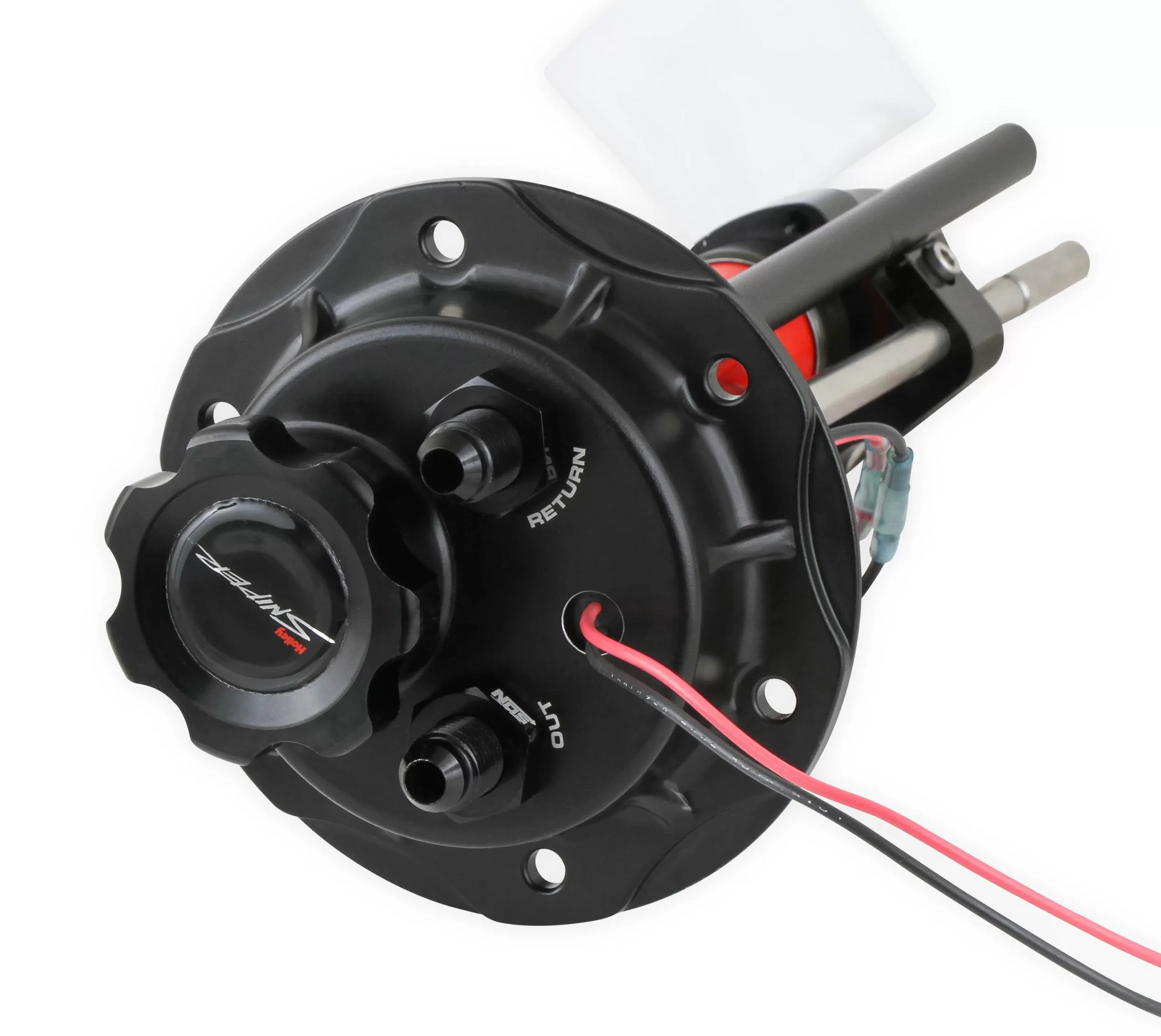 HOLLEY SNIPER EFI SNIPER FUEL CELL EFI PUMP MODULE ASSEMBLY-RETURN STYLE 6-Bolt Flange 340 LPH E85 Compatible Drop-In EFI Flange Style - 6 Bolt Free Flow LPH - 340 Part # 19-370 - Image 2