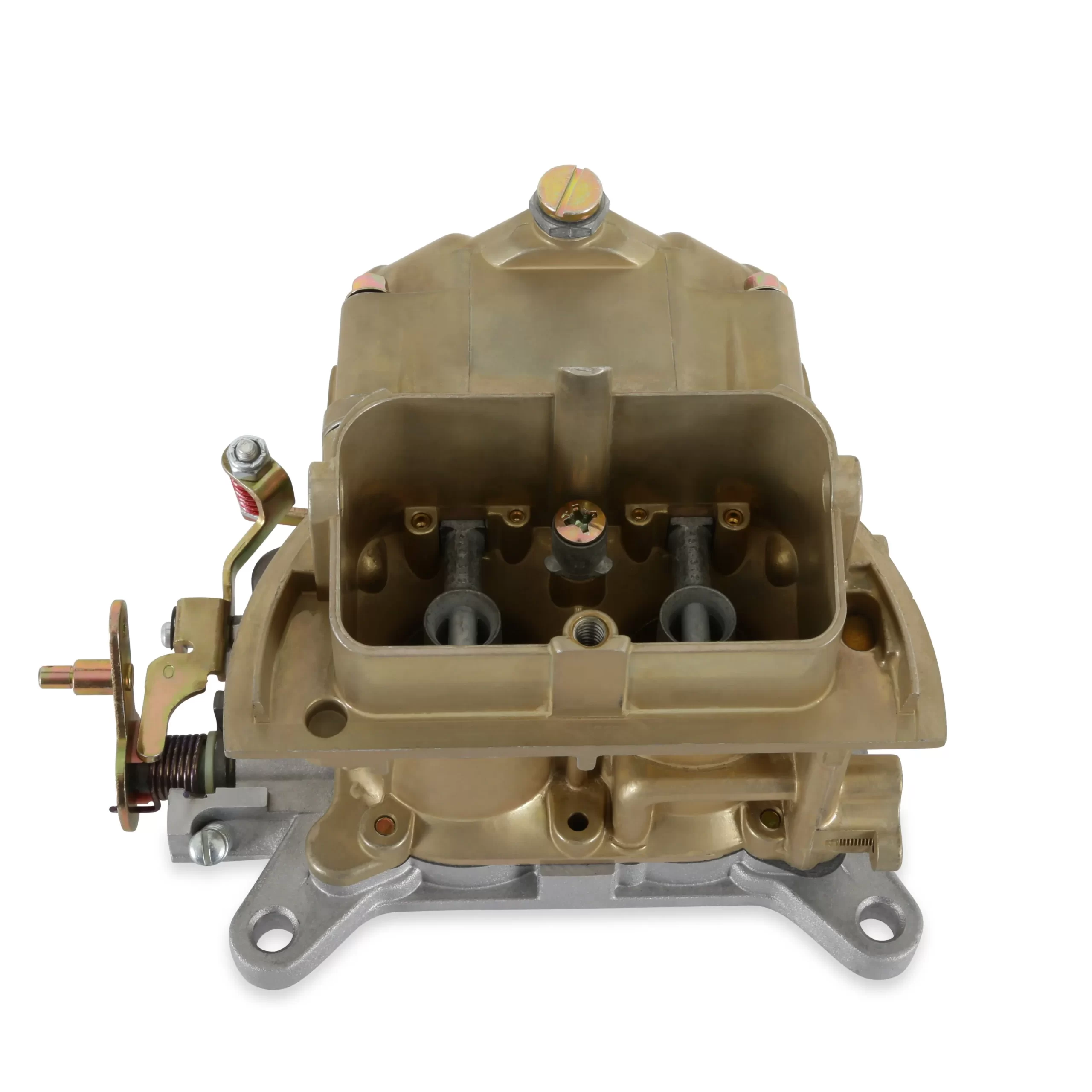 HOLLEY 350 CFM OUTER CARB - ALUMINUM WITH DICHROMATE - NO CHOKE 350 CFM Outer Carburetor for Tri-Power setup P/N 300-521 - Dichromate Finish over Aluminum Construction- No Choke Part # 0-80684-2D - Image 3
