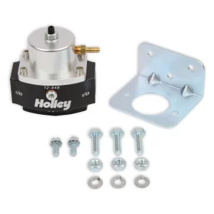 HOLLEY DOMINATOR BILLET EFI BY PASS FUEL PRESSURE REGULATOR Hot Street/Race EFI Applications Two Port Adjustable from 15 to 65 PSI Boost reference - 1:1  Part #  12-848