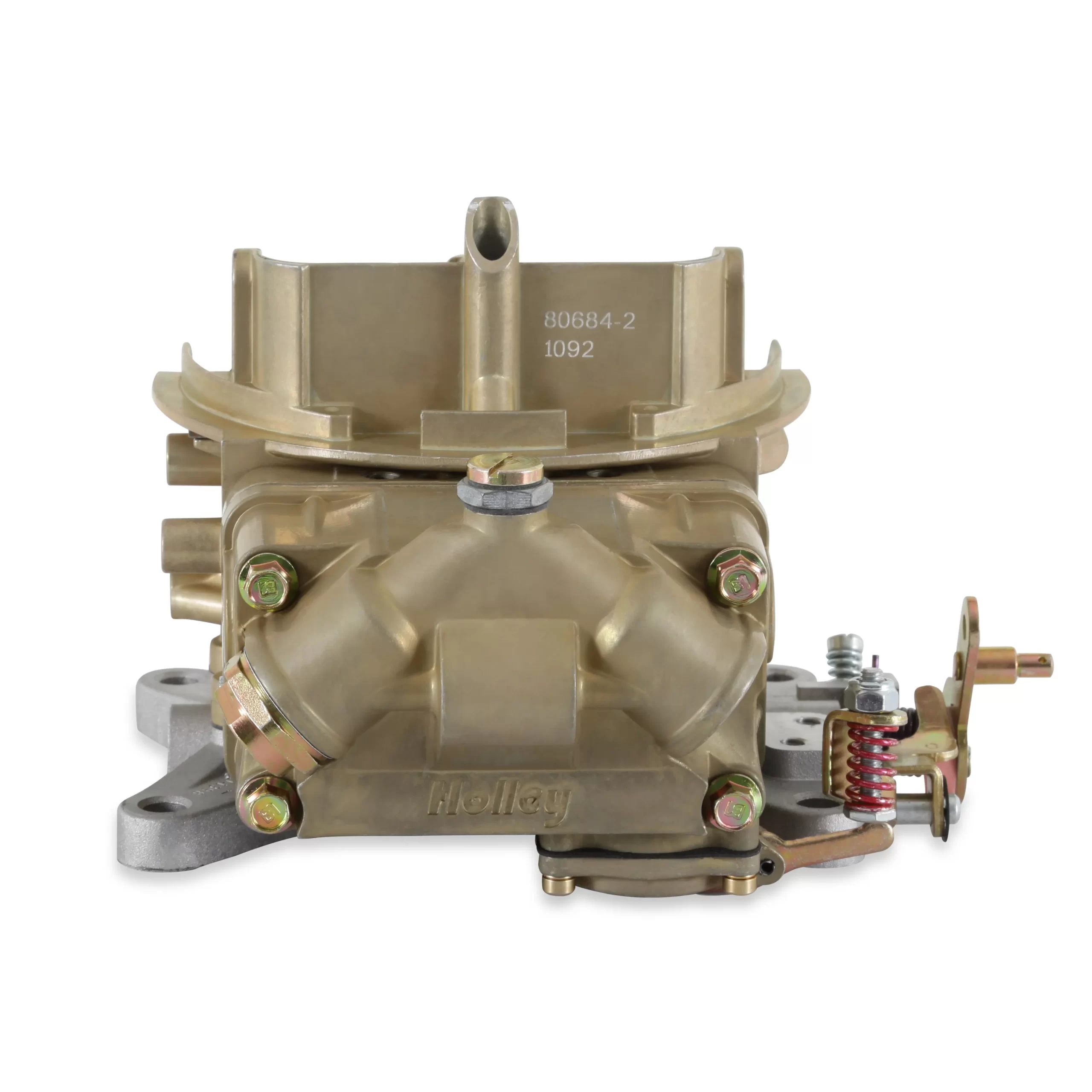 HOLLEY 350 CFM OUTER CARB - ALUMINUM WITH DICHROMATE - NO CHOKE 350 CFM Outer Carburetor for Tri-Power setup P/N 300-521 - Dichromate Finish over Aluminum Construction- No Choke Part # 0-80684-2D - Image 2
