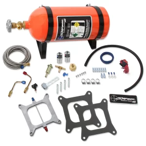 NOS SNIPER WET NITROUS PLATE KIT - 4150 SQUARE BORE Adjustable From 100-150 horsepower 4150 Plate Kit. Includes 10 lb Sniper Orange Bottle, 4150 plate, and installation items  Part #  07001NOS