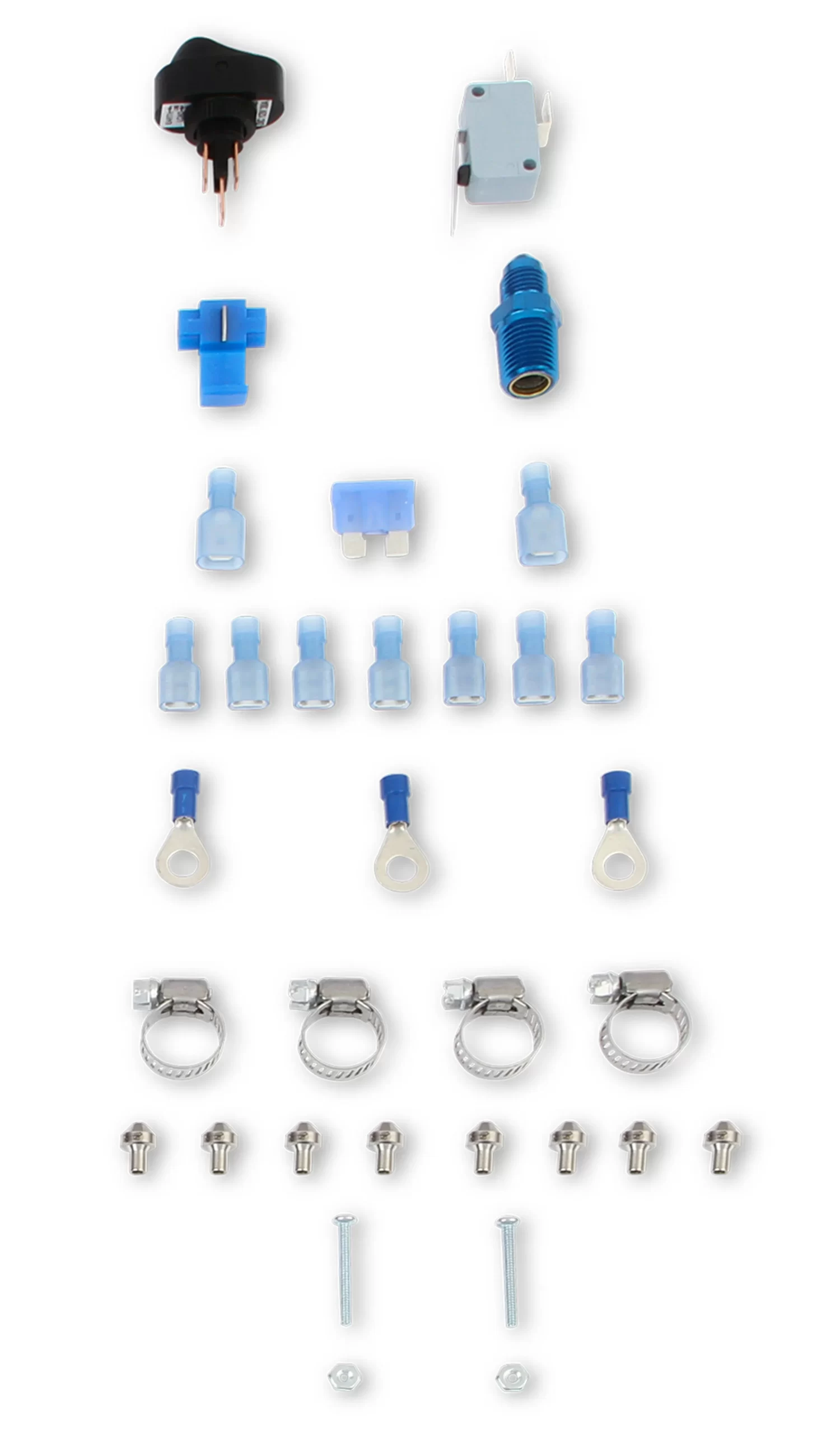 NOS "CHEATER" FITS HOLLEY 4-BBL / CARTER AFB NOS "Cheater" series Nitrous System, fits Holley 4150 and Carter AFB (late), 150-250 HP, includes Blue 10 lb Bottle Part # 02001NOS - Image 3