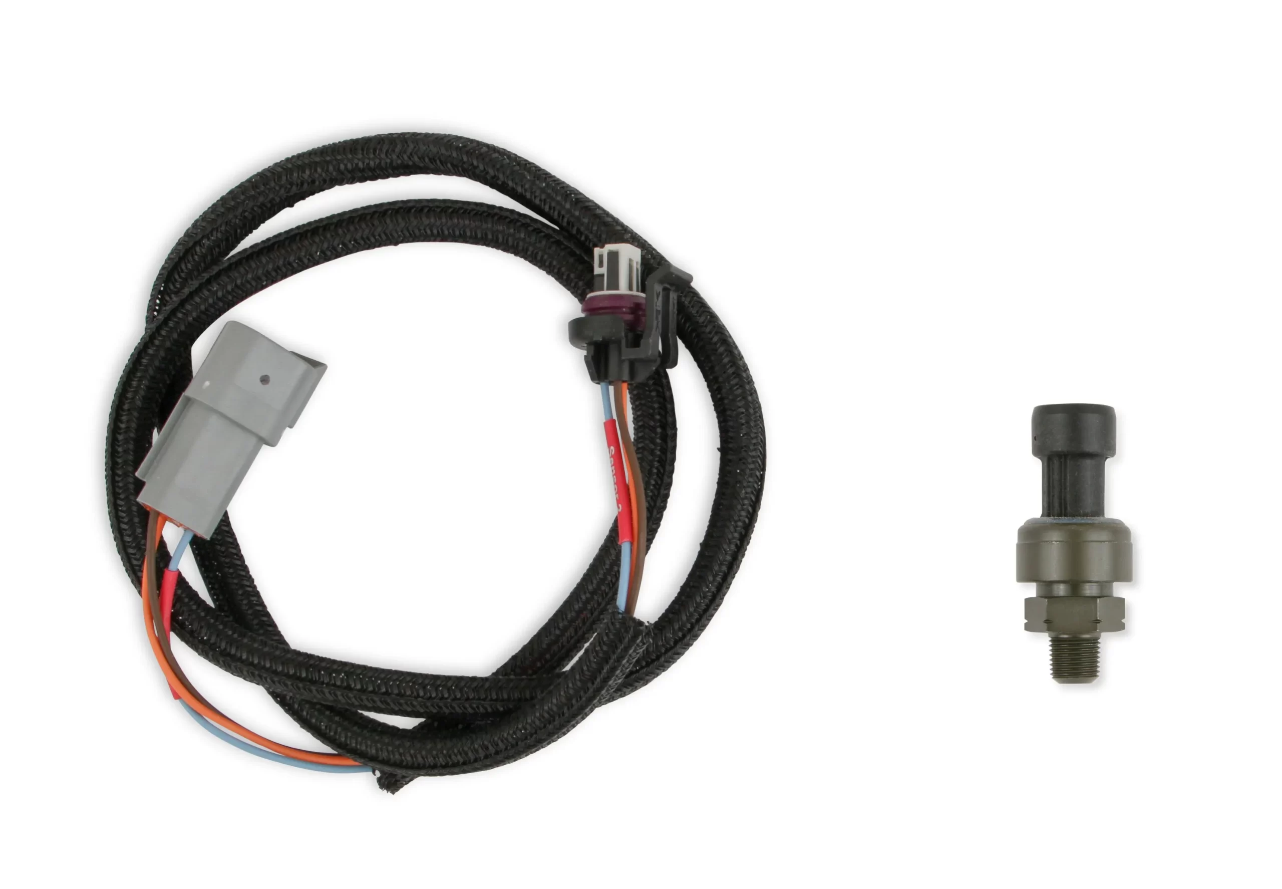 MSD PRESSURE SENSOR - 0-75 PSI - WITH HARNESS Optional, Second Pressure Sensor and Wiring Harness for the 7767 Exhaust Pressure Module Part # 22691