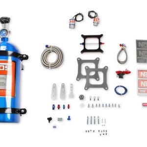 NOS BIG SHOT NITROUS SYSTEM (HOLLEY 4150 FLANGE) Big Shot Nitrous System Holley 4 bbl (Holley 4150 Flange) 190-300 HP with 10 lb bottle  Part #  02101NOS