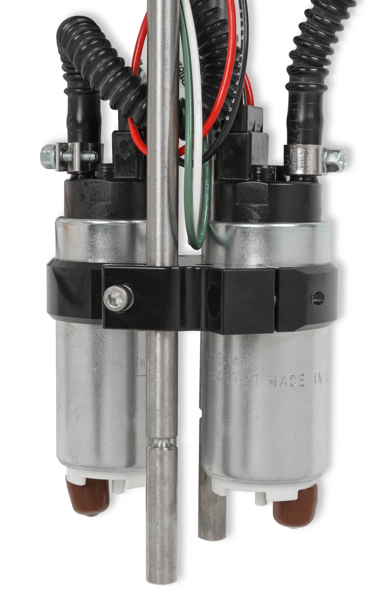 HOLLEY FUEL CELL EFI PUMP MODULE ASSEMBLY 12-Bolt Flange Dual 255 LPH Drop-In EFI Flange Style - 12 Bolt Free Flow LPH - Dual 255 Single or Dual Pump - Dual Part # 12-145 - Image 7
